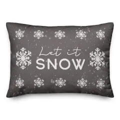 Let it Snow 20" x 14" Spun Poly Pillow
