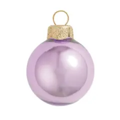 Whitehurst 2ct. 6" Pearl Glass Ball Ornaments Purple Pearl