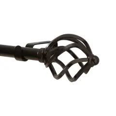 Home Details Royal Twist Curtain Rod Bronze