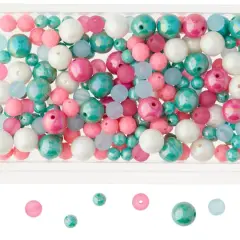 Mixed Pink & Turquoise Craft Beads By Bead Landing&trade;