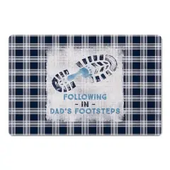 Following in Dad's Footsteps Floor Mat
