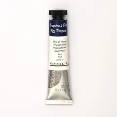 Sennelier Egg Tempera Tube, 21mL Prussian Blue S3