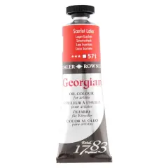Daler-Rowney&reg; Georgian Oil Colour, 38mL 571 Scarlet Lake