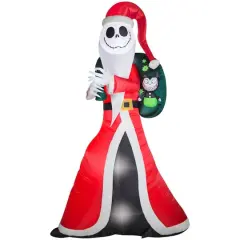 10ft. Airblown&reg; Inflatable Giant Christmas Jack Skellington as Sandy Claws