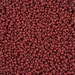 John Bead Terra Intensive 8/0 Czech Glass Seed Beads, 500g Brown Matte