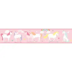 RoomMates Magical Unicorn Peel & Stick Wallpaper Border