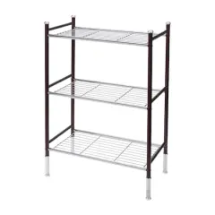 Organize It All Duplex 3 Tier Freestanding Wire Rack