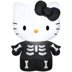 3ft. Airblown&reg; Inflatable Skeleton Hello Kitty