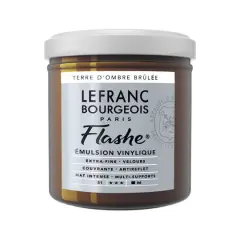 Lefranc & Bourgeois Flashe&reg; Matte Artist's Color, 125mL Burnt Umber