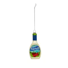 Hello Honey&reg; 4.5" Glass Ranch Dressing Bottle Ornament