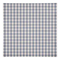 Plaid Cotton Twill Napkin Blue
