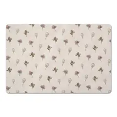 Cottage Florals Floor Mat Cream
