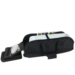 Everything Mary Black Rolling Craft Tote for Cricut, Brother, & Silhouette Machines