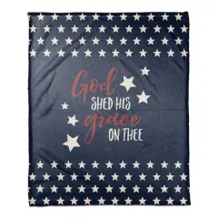 God Shed His Grace On Thee Coral Fleece Blanket
