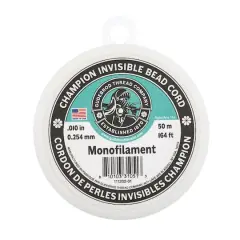 Gudebrod 1/100" x 164ft. Monofilament Champion Invisible Bead Cord