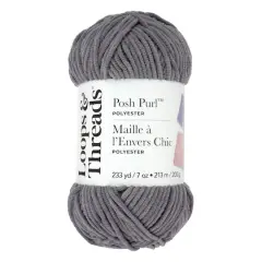 Posh Purl&trade; Yarn by Loops & Threads&reg; Truffle