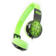 Rise of the Teenage Mutant Ninja Turtles Green Kid-Safe Headphones