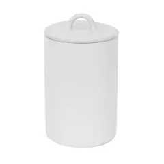 8.5" White Stoneware Canister by Ashland&reg;