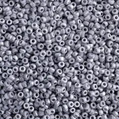 Miyuki&reg; 11/0 Glass Seed Beads, 22g Crystal Labrador Matte