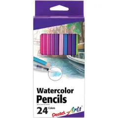 Pentel Arts&reg; 24 Piece Watercolor Pencil Set