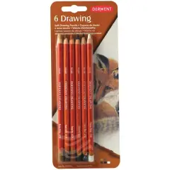 Derwent&reg; Soft Drawing Pencil 6 Color Set