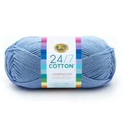Lion Brand&reg; 24/7 Cotton&reg; Yarn Sky