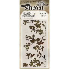 Stampers Anonymous Tim Holtz&reg; Blossom Layering Stencil