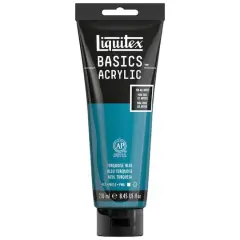 Liquitex BASICS&reg; Acrylic Paint, 8.5oz. 046 Turquoise Blue