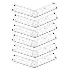 Learning Advantage&trade; Angle Measurement Ruler, 6ct.