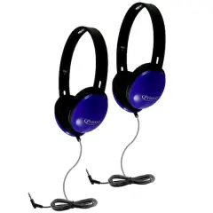 HamiltonBuhl&reg; Primo&trade; Blue Stereo Headphones, 2ct.