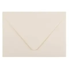 JAM Paper Ivory A7 Invitation Envelopes with Euro Flap, 50ct.