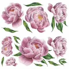 RoomMates Large Peony Peel & Stick Giant Wall Decals