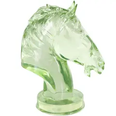 13" Horse Decorative Sculpture Green