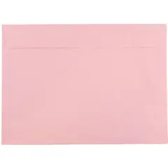 JAM Paper 9" x 12" Baby Pink Pastel Booklet Premium Envelopes, 25ct.
