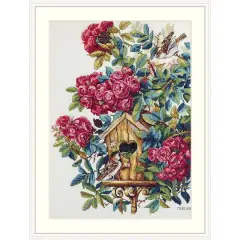 Merejka Rose Bush Counted Cross Stitch Kit