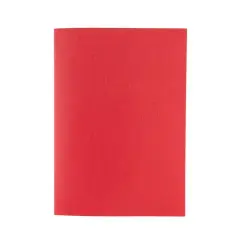 Fabriano&reg; EcoQua Plus A4 Lined Glue-Bound Notebook Red