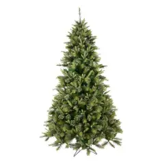 6.5ft. Pre-Lit Slim Cashmere Artificial Christmas Tree, Multicolor Dura-Lit&reg; LED Lights