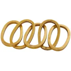 CosmoLiving by Cosmopolitan 3ft. Metal Chain Sculpture Gold