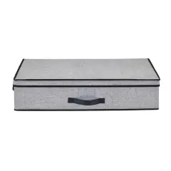 Simplify 28" Under the Bed Black Storage Box