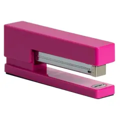 JAM Paper Modern Desk Stapler Fuchsia