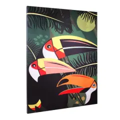 Toucan Birds Outdoor Canvas Art Print - 35"x35"