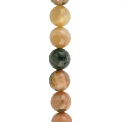 Natural Tone Sunstone Round Beads, 10mm by Bead Landing&trade;