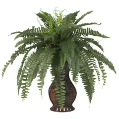 2.5.ft. Boston Fern In Decorative Brown Urn
