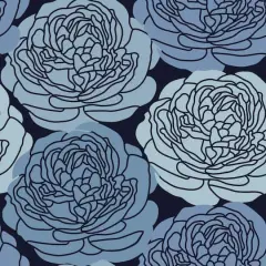 RoomMates Bed of Roses Peel & Stick Wallpaper Blue/Black