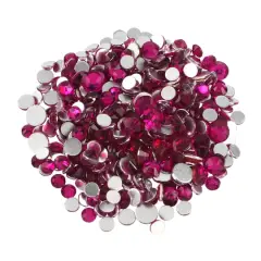 Round Flatback Glass Rhinestone Mix by Bead Landing&trade; Pink
