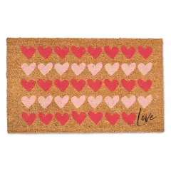 Love And Hearts 30" x 18" Door Mat