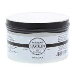Gamblin Etching Ink, 1lb. Bone Black