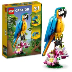 LEGO&reg; Creator Exotic Parrot 31136 Building Toy Set (253 Pieces)