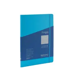 Fabriano&reg; EcoQua Plus A4 Lined Hidden Spiral-Bound Notebook Turquoise