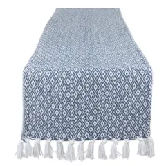 DII&reg; 108" Mini Diamond Table Runner French Blue
